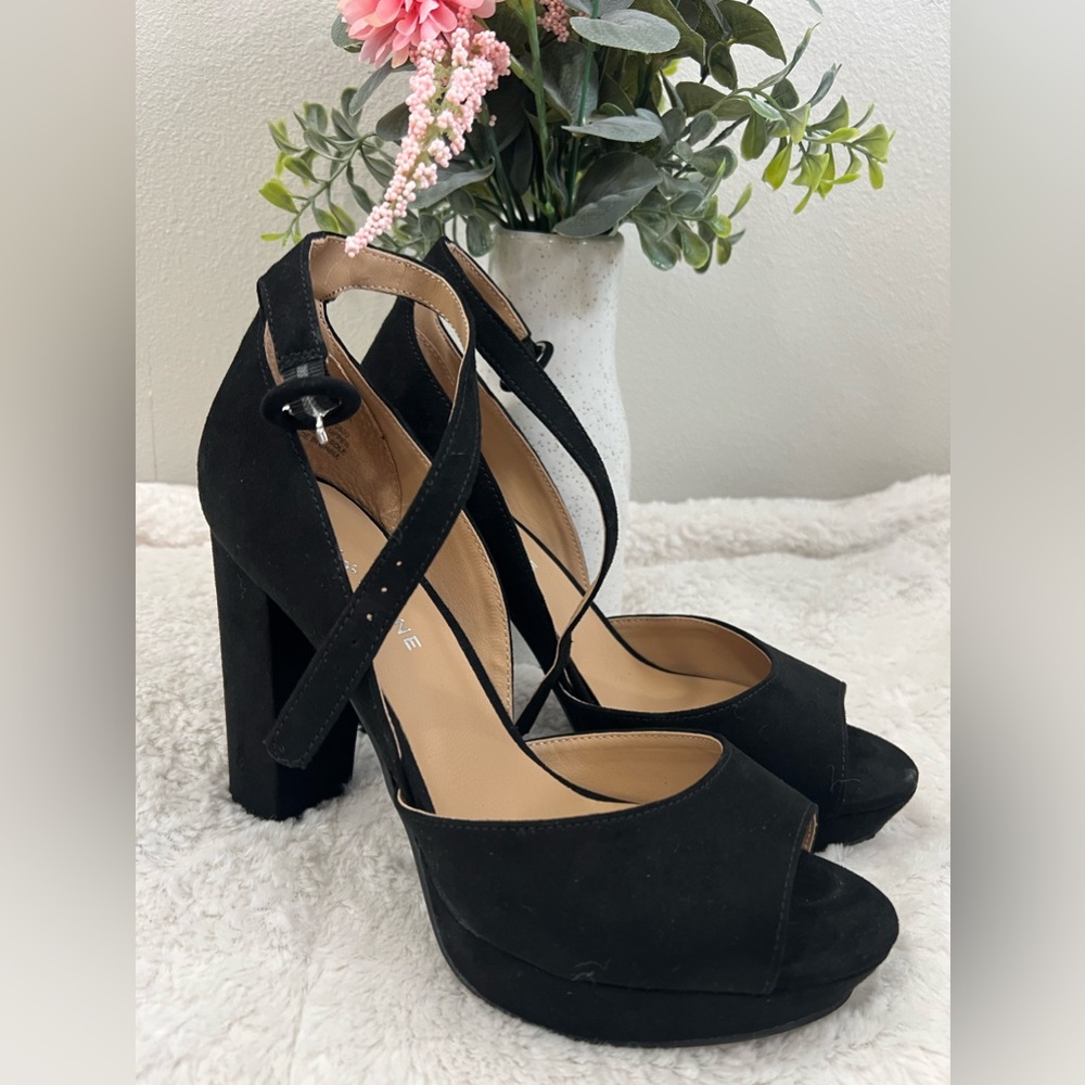 Sun & Stone Reeta Block Heel Platform High-Heels … - image 5